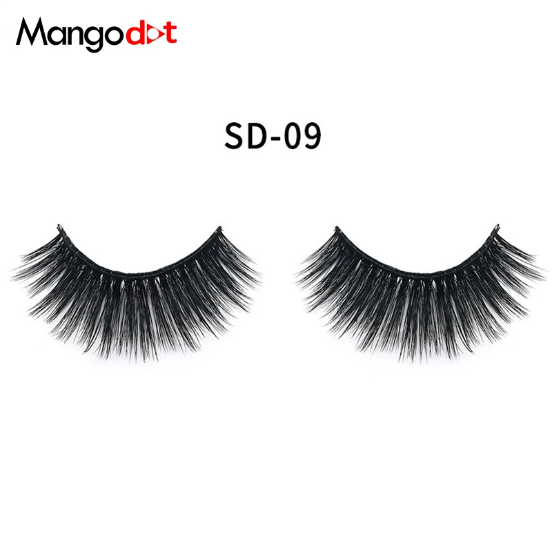 Mangodot ресницы 3d норковые долговечные 1 пара Макияж для ресниц Накладные