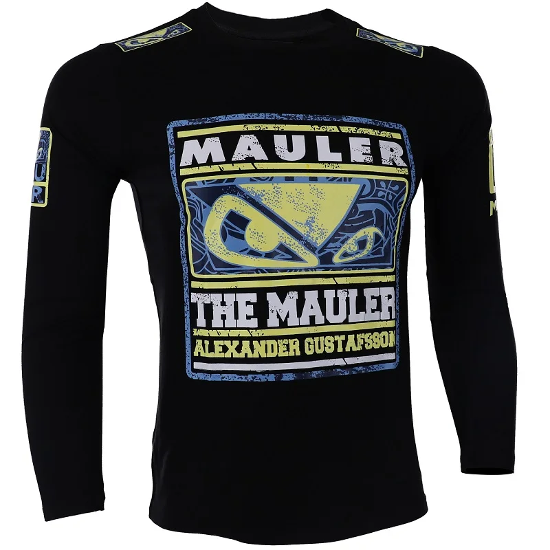 Боксерские Майки трикотажные изделия Тайгер Муай Тай Рашгард mma jiu jitsu sauna suit rashguard mma футболка с длинным рукавом king боксёрские ММА рубашки