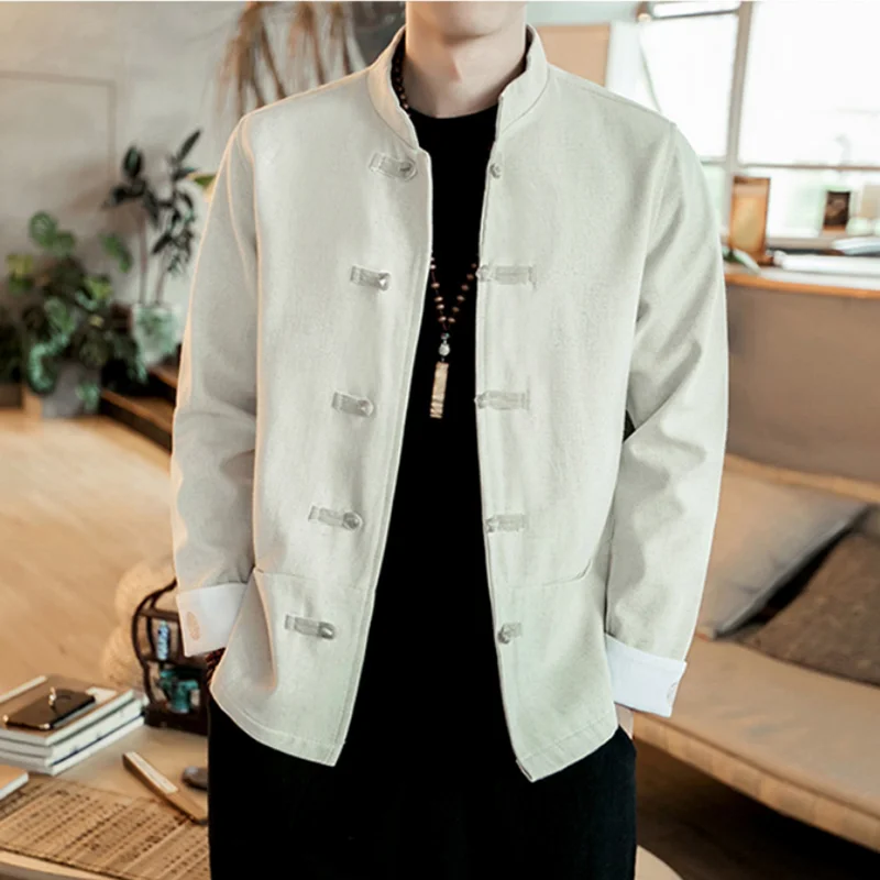 Традиционная китайская одежда для мужчин мужская зимняя куртка бомбер кунг фу