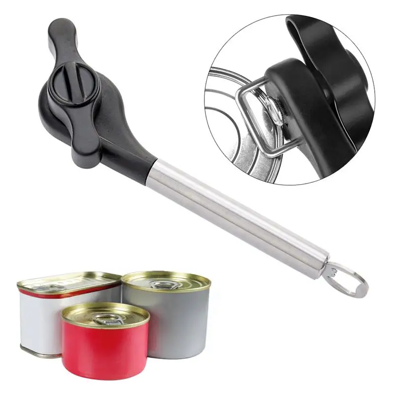 

New Multifunction Stainless Steel Safety Side Cut Manual Can Tin Opener Knife for Cans Lid Bottle Opener Kitchen Tool