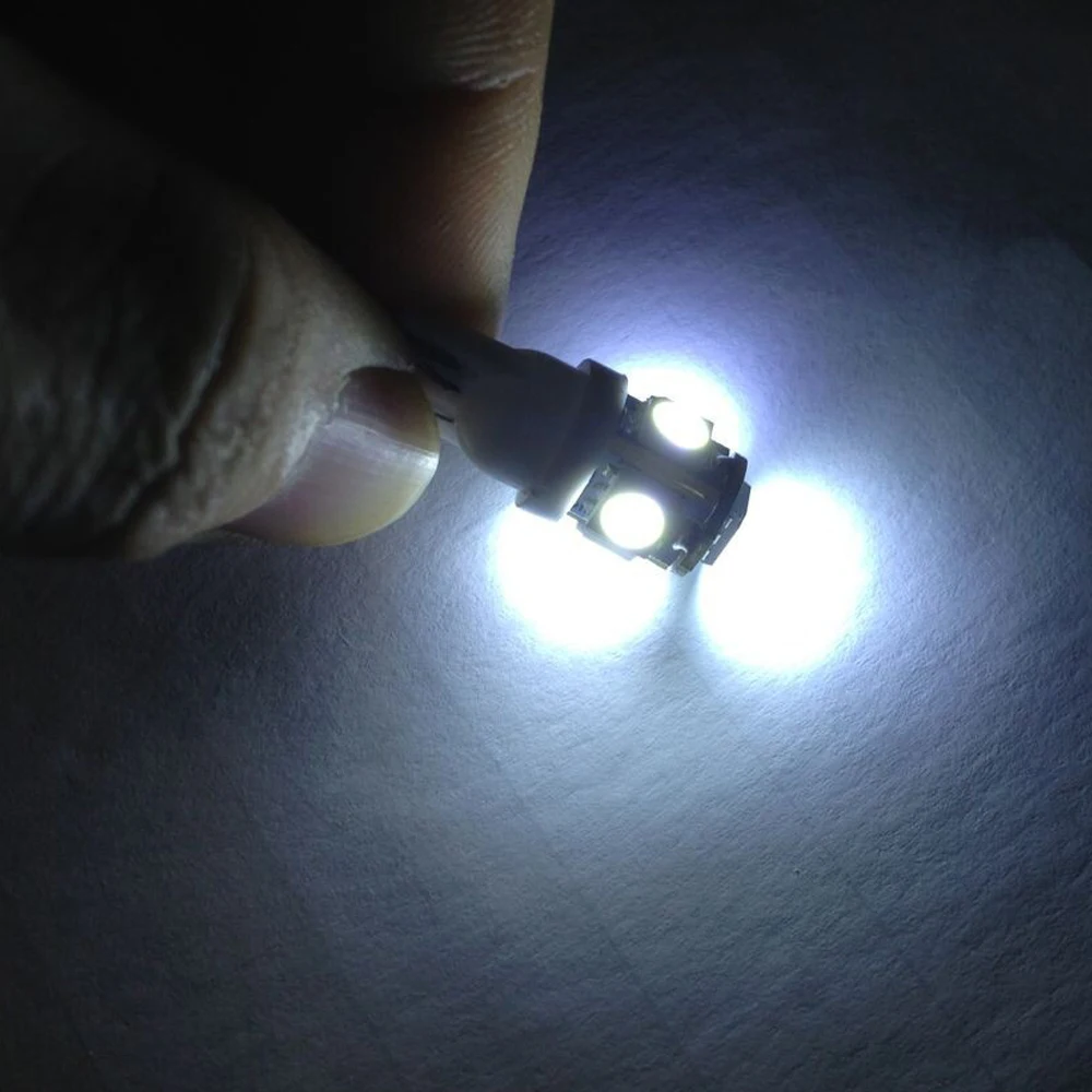 50x12 V 24V Светодиодный светильник T10 5050 194 168 W5W 5 SMD клиновидные лампы для грузовиков, лодок, сигнальные лампы, тире, габаритный светильник, Автомобильный светодиодный номерной знак