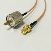 new sma female jack switch uhf male plug pl259 rg316 jumper cable 15cm 6 for wifi antenna