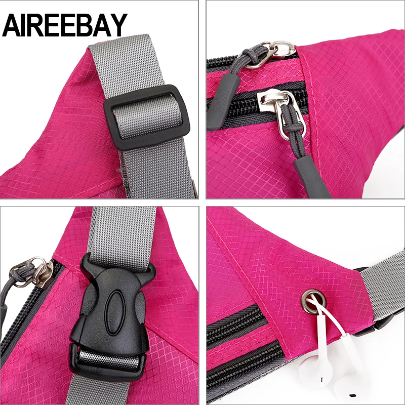 AIREEBAY модная поясная мини сумка для женщин портативная красочная путешествий