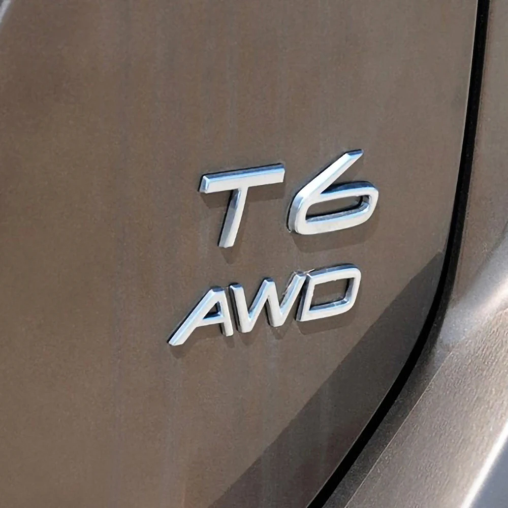 3D металлический стикер для Volvo XC60 XC90 XC70 V60 V40 S60 S70 S80 S90 AWD T5 T6 эмблема наклейка