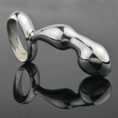 Нержавеющая сталь Анальная пробка металлическая Массажная палочка простаты