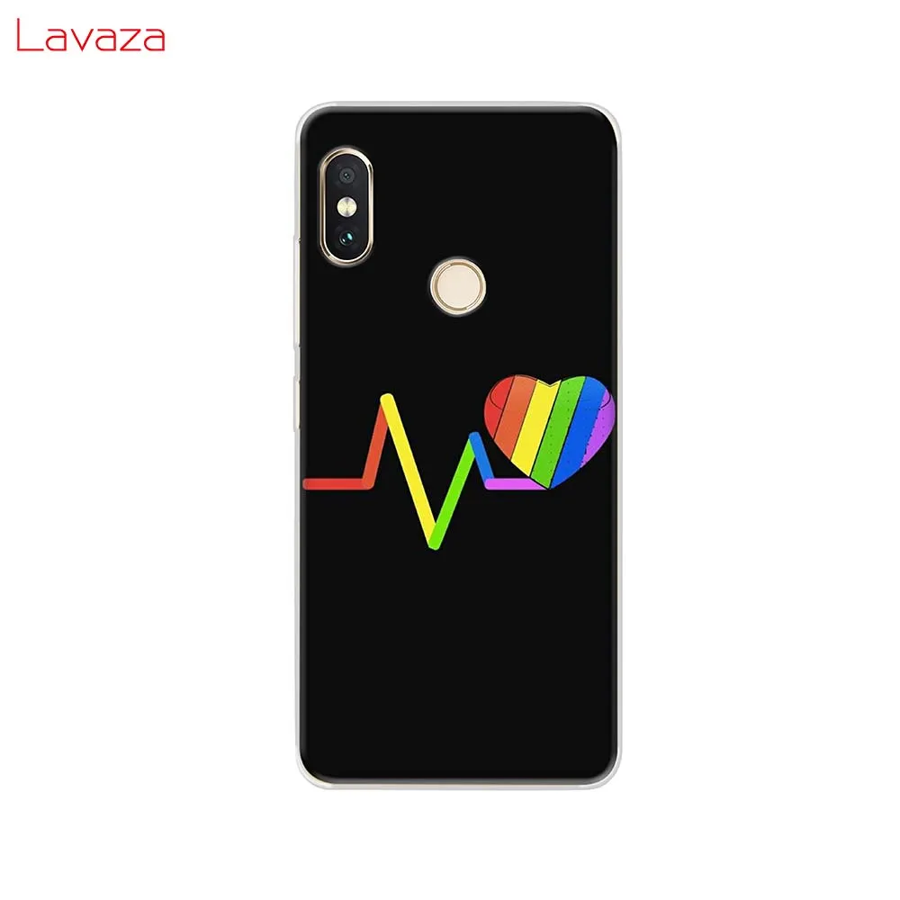 Жесткий чехол Lavaza Love Is LGBT с радужным сердцем для Huawei Mate 10 20 P10 P20 Lite Pro P smart 2019 Honor 8X 9