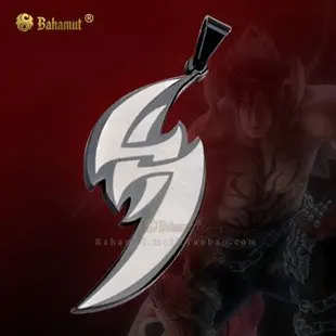 Ожерелье KOF The King of Fighter Tekken Jin Kazama подвеска бесплатно с цепочкой титановая сталь