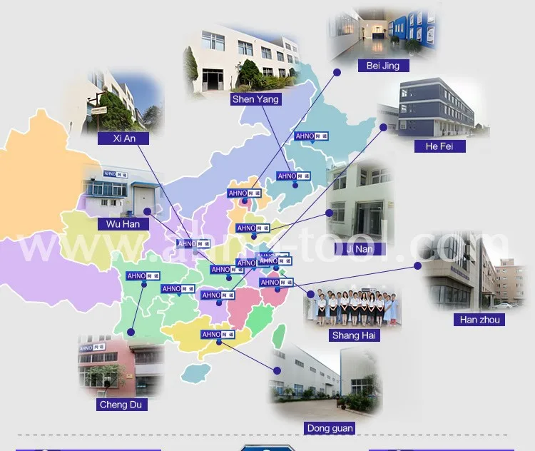 Твердосплавный станок AHNO для фрезерного станка с ЧПУ из алюминия алюминиевого