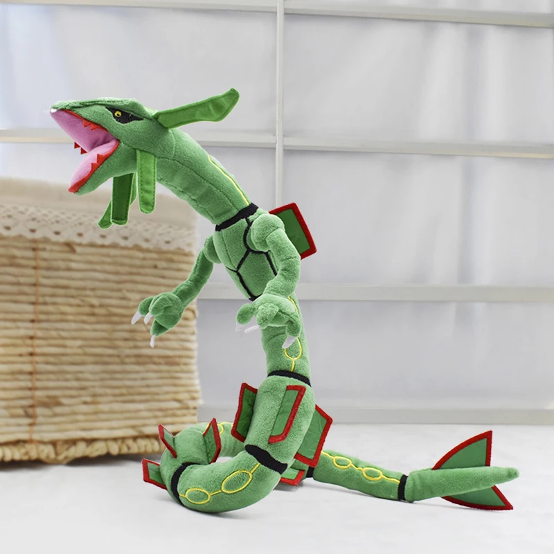 83 см плюшевые игрушки зеленый Rayquaza Плюшевые игрушки-Драконы куклы мягкие животные игрушки Brinquedos подарок для детей