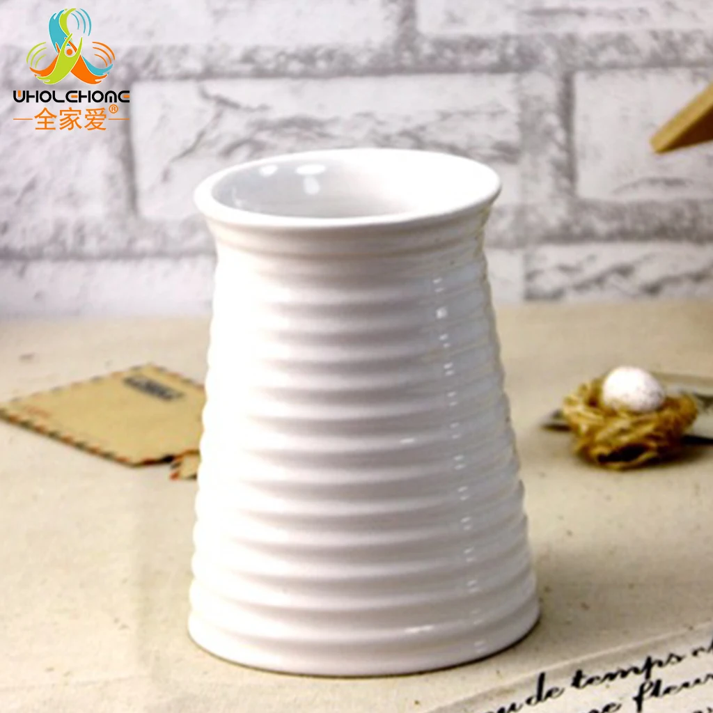 Фарфоровая винтажная Ваза сделай сам контейнер для посадки цветов Белый