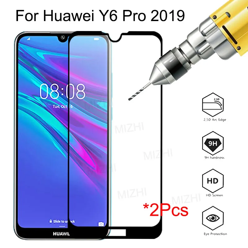 Защитное стекло закаленное 9h для huawei y6 2019 y62019 защитная пленка | Мобильные