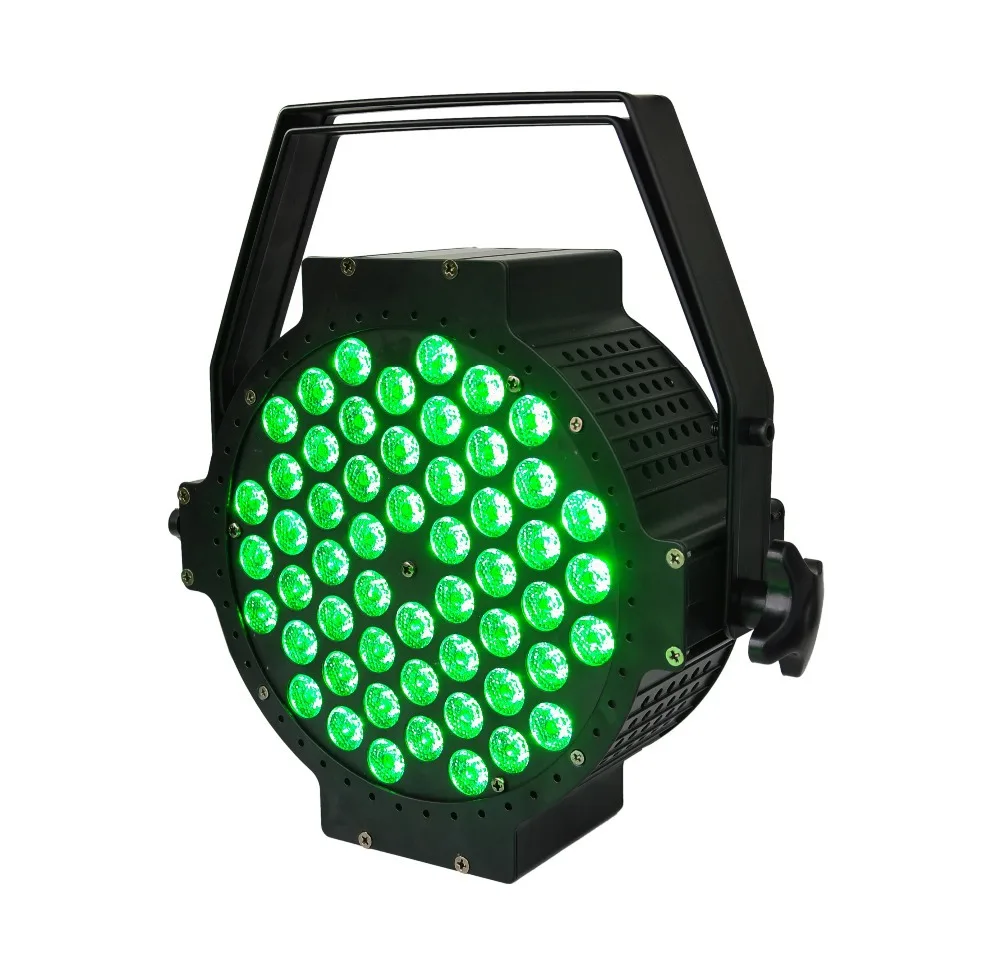 Китайский плоский светодиодный прожектор для дискотеки 54x3 Вт мини 64 сцены