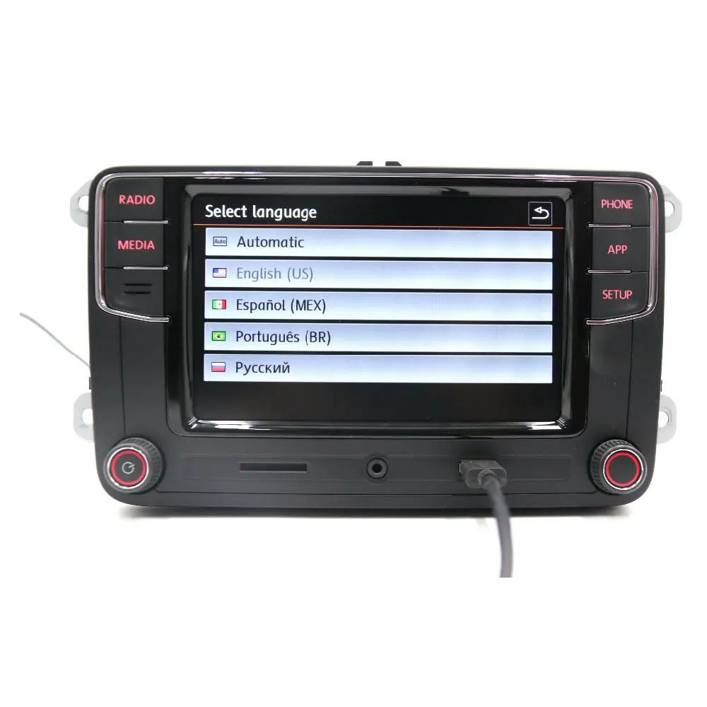Автомобильное аудио-радио RCD330 Android авто, Carplay, MirrorLink, Bluetooth, OPS, RVC, AUX, USB для Volkswagen GOLF PASSAT POLO