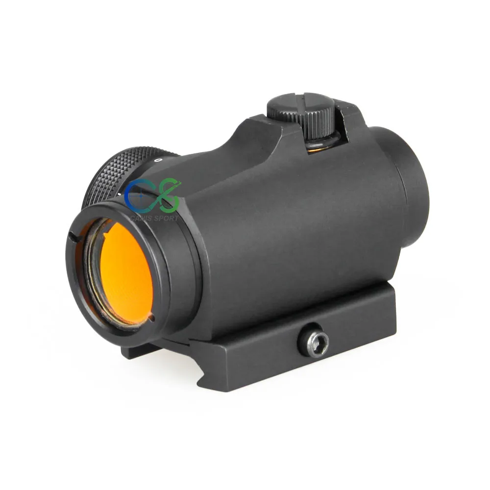 RD PPT Red Dot Тактический 2MOA красный точечный прицел компактный Красный точечный прицел 1x20 мм для наружного охотничьего gs2-0106 - Цвет: RD