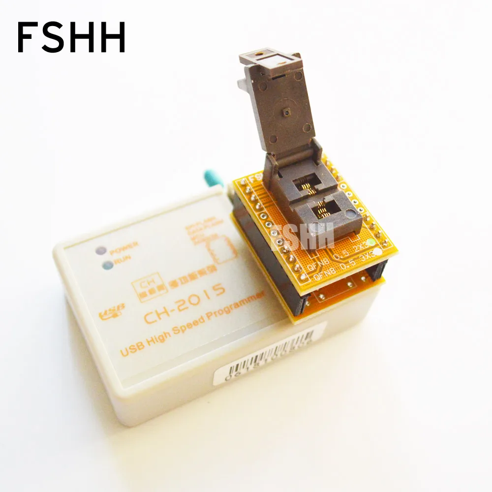 Программатор CH2015 USB высокой скорости с шагом = 0 5 мм 2x3 QFN8 к разъему DIP8 eeorom/spi flash/flash