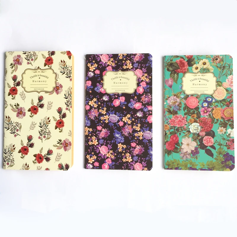 20 листов, романтичный цветочный сад, чистая крафт-бумага, блокнот, чтобы сделать список, школьные офисные принадлежности, студенческие канцелярские принадлежности