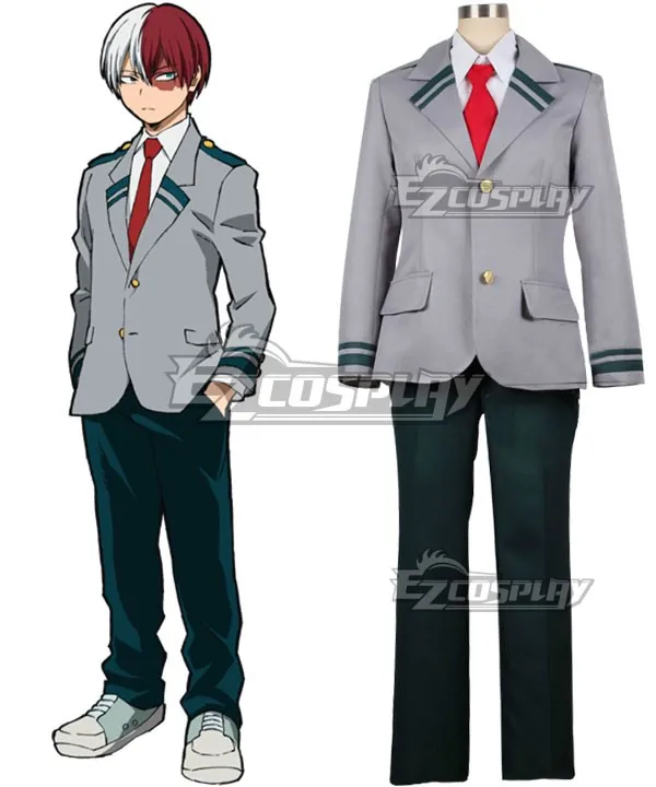 Мой герой Boku без Hero Академия шото Тодороки Katsuki Bakugou Izuku школьная Униформа Косплэй