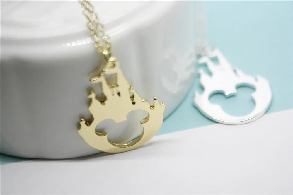 30 шт. сказочный замок колье с Микки мультфильм здание животные персонаж Мики мышь