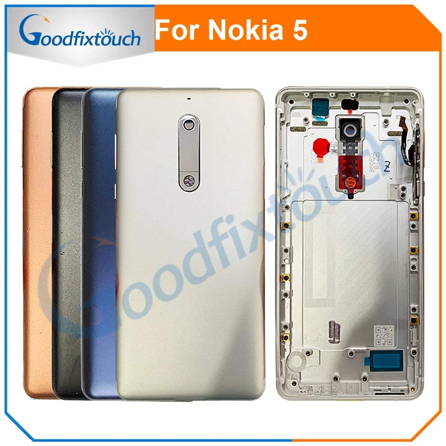 Новая Металлическая Крышка батарейного отсека для Nokia 5 задняя крышка редкий