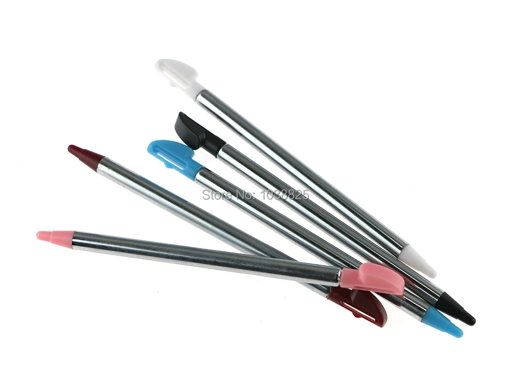 Металлический стилус 100 шт./лот ручка для сенсорного экрана 3DS XL LL металлический