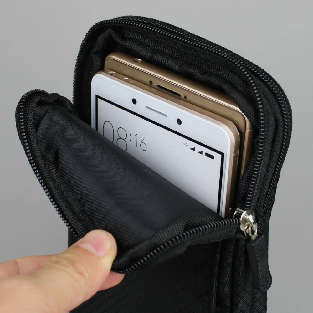 Водонепроницаемый нейлоновый чехол для мобильного телефона поясная сумка на