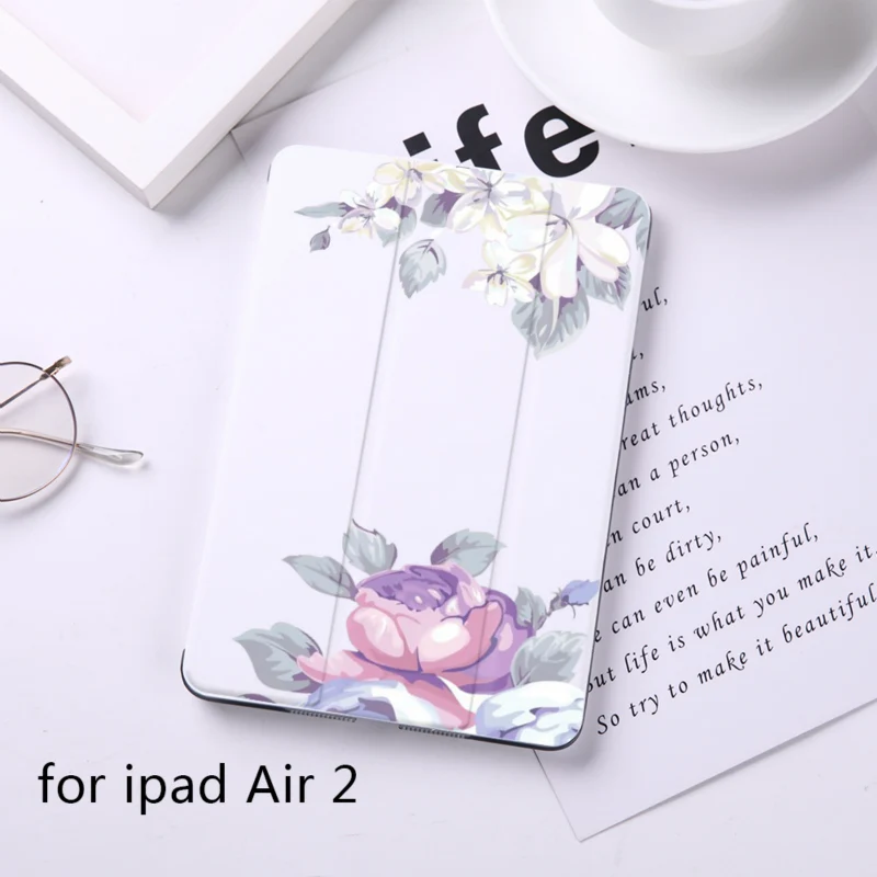 DIFFRBEAUTY милый цветочный сосна яблоко Магнит флип-чехол для apple iPad 6 Чехол для iPad Air 2 из искусственной кожи планшет складной чехол-книжка - Цвет: B200232-WIP
