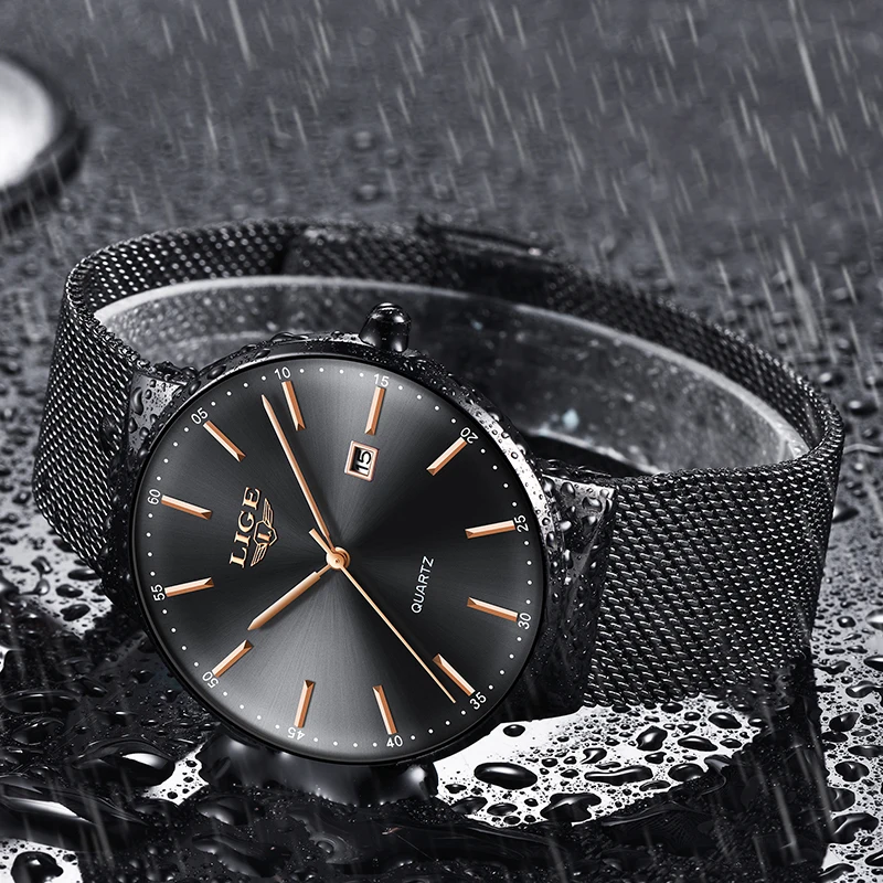 Женские кварцевые часы от известного бренда LIGE женские наручные Montre Femme 2019 |