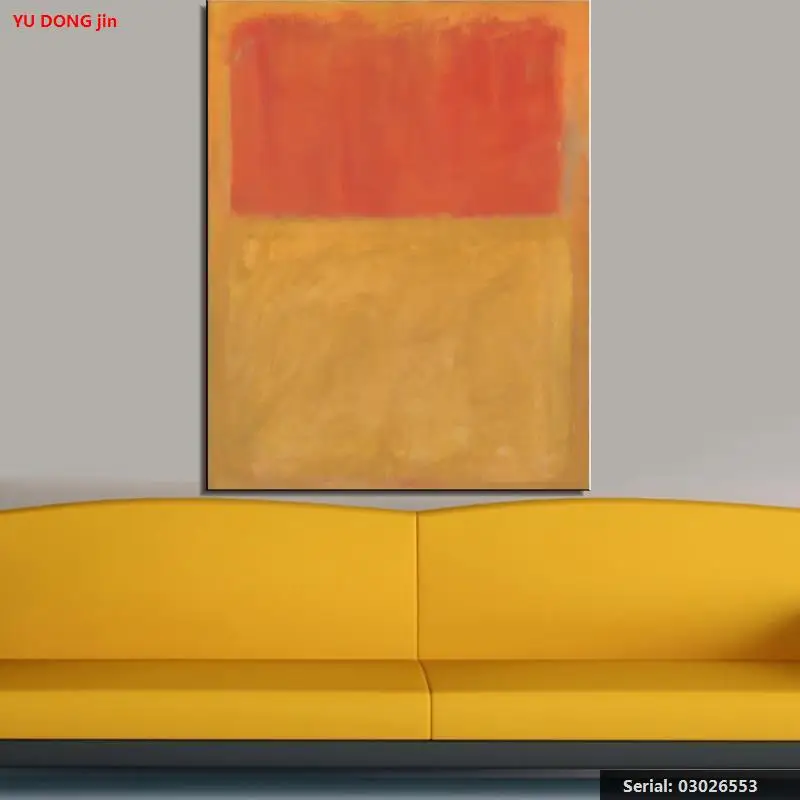 Mark Rothko натюрморт классическая картина маслом Рисование Искусство спрей без рамы