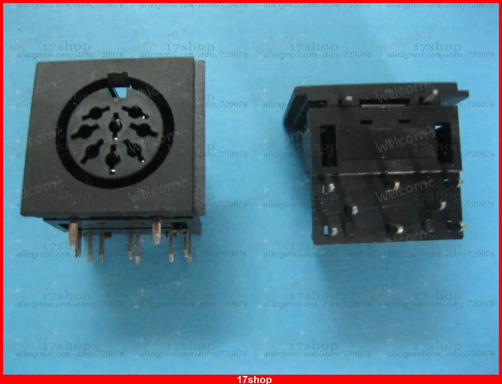 100 шт. 8-контактный круглый разъем для монтажа печатной платы | Обустройство дома