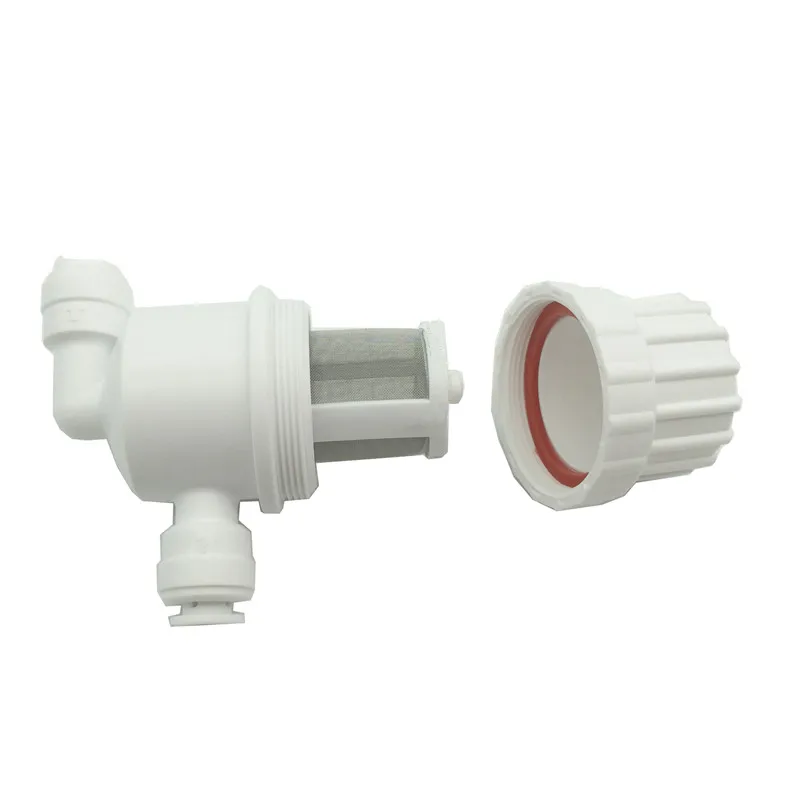

C046 Mini white inline with SS filter washable filter