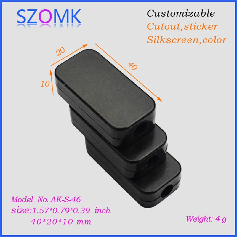 10 штук в партии szomk diy Пластиковая распределительная коробка 40*20*10 мм для проекта