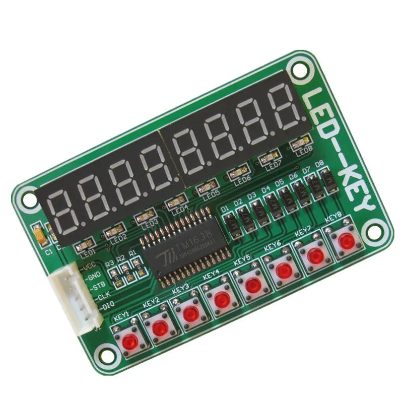 TM1638 ключ цифровой модуль трубки светодиодный дисплея 8-битная цифровая трубка + 8