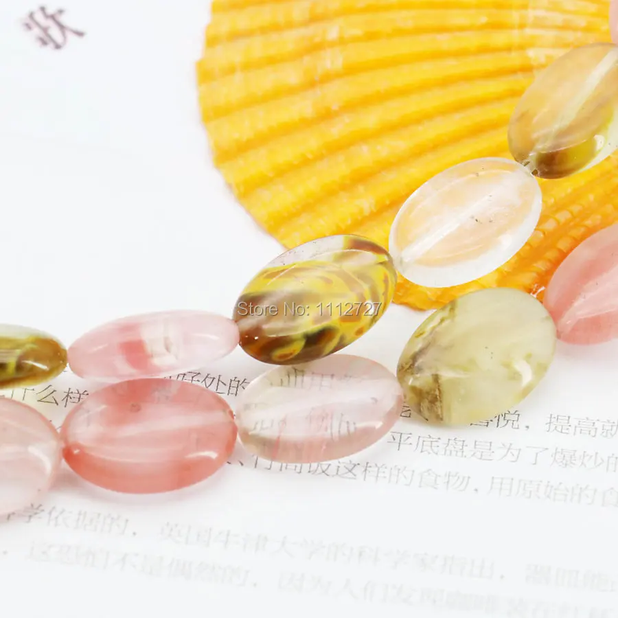 13x18 мм овальные многоцветные Арбузные аксессуары из турмалина свободные бусины