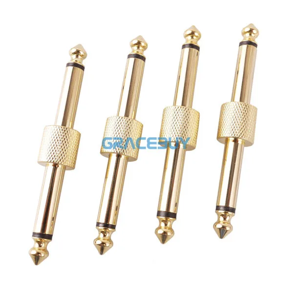 Оптовая продажа 120 шт. гитарная педаль эффектов переходник Джек джек штекер