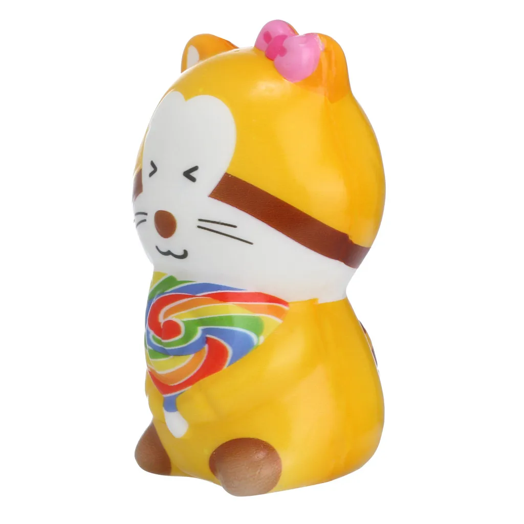 Мягкая игрушка Kawaii милая для кошек медленно восстанавливающая форму