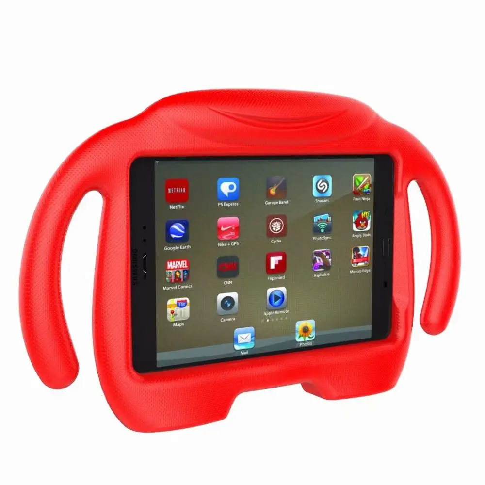 Детское безопасное пенное покрытие EVA для Samsung Galaxy Tab A 8,0 SM T350 T355 P350 P355 " силиконовый чехол для планшета+ ручка