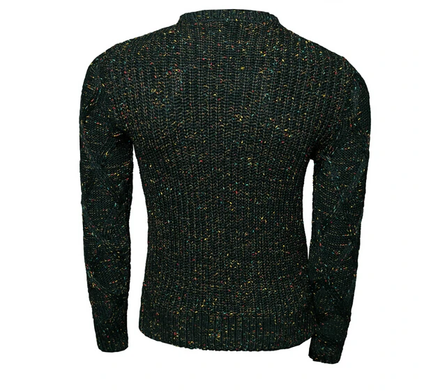 

Nice Autumn New Men Jacket Diamond-shaped Pattern Sweater Men Round Neck long-sleeved Sweater Fashion