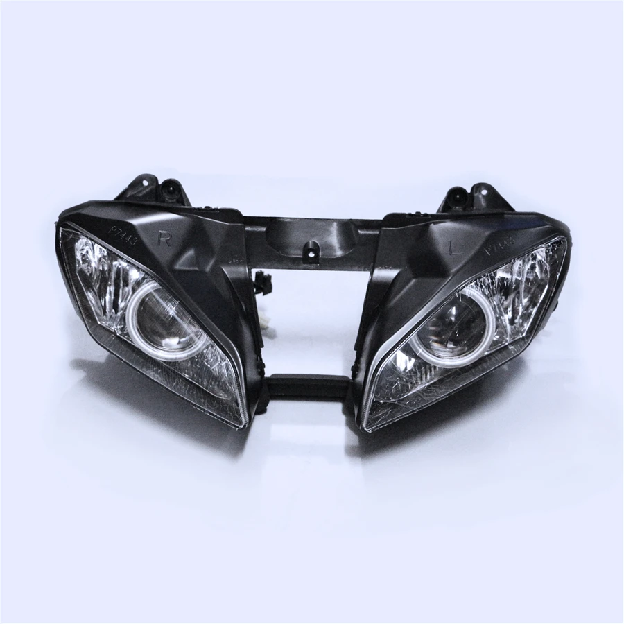 Фара с ангельскими глазами HID проектор фара проектом f для Yamaha YZF R6 2006 2007|headlamp