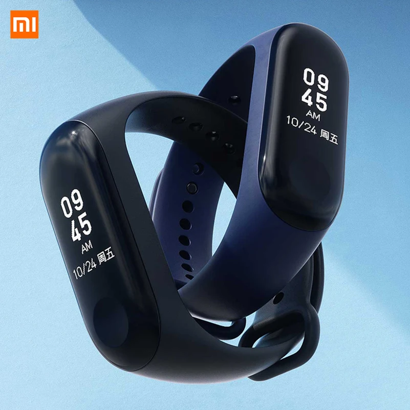 Оригинальный Xiaomi mi группа 3 сердечного ритма мониторы Bluetooth 4 2 Xao Смарт Спорт