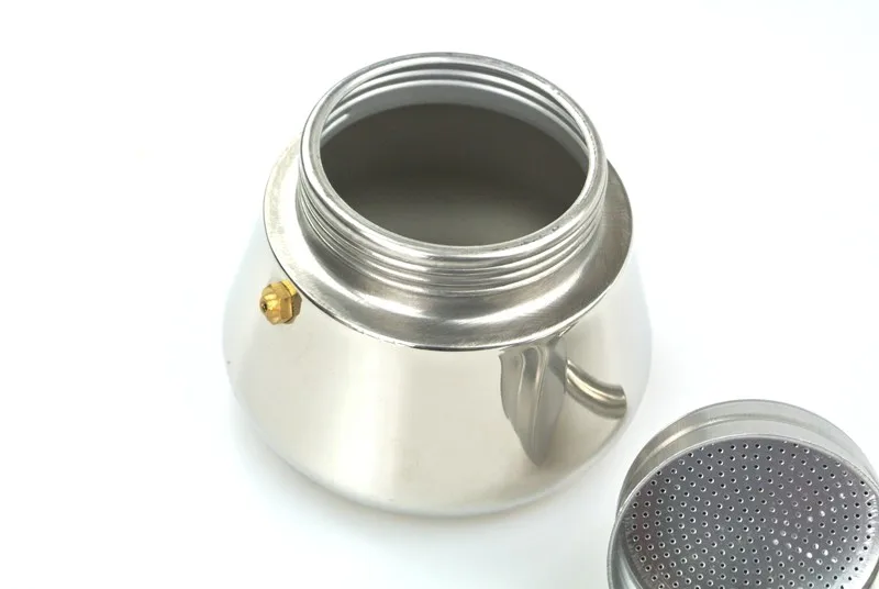 Нержавеющая сталь гейзерная кофеварка эспрессо латте Percolator Кофе горшок 2/4/6 чашек кофе мокко производителей