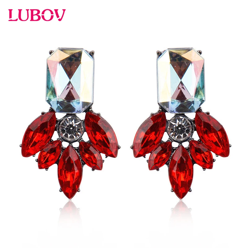 Мода 2017 г. Для женщин ювелирные изделия элегантный акриловый цветок Серьги