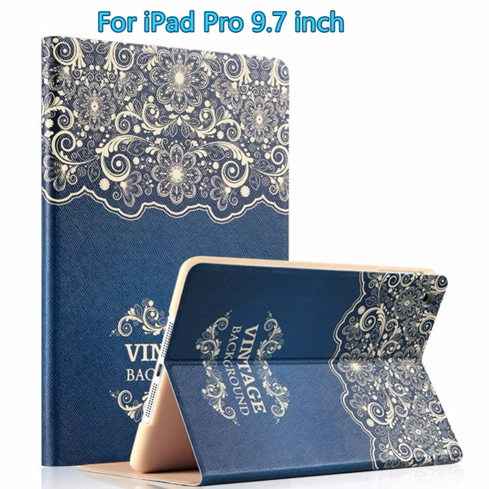Чехол для Apple iPad Pro 9 7 дюйма умный Стильный чехол книжка из искусственной кожи с
