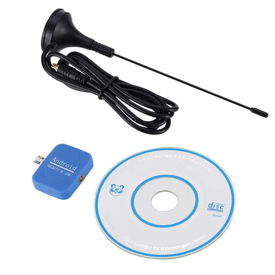 Цифровой спутниковый DVB-T USB ТВ-тюнер с антенной USB Dongle HD R820T2+ SDR миниатюрный RTL-SDR приемник для телефона Android