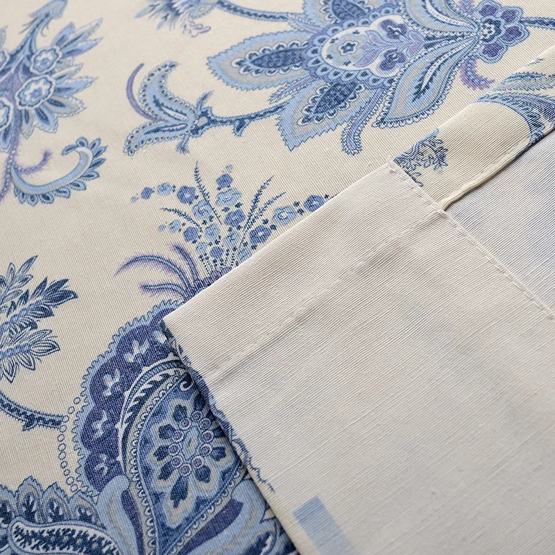Classical Curtains for Living Dining Room Bedroom Modern Minimalist Feel Floral Printing Blackout Art Girls | Дом и сад