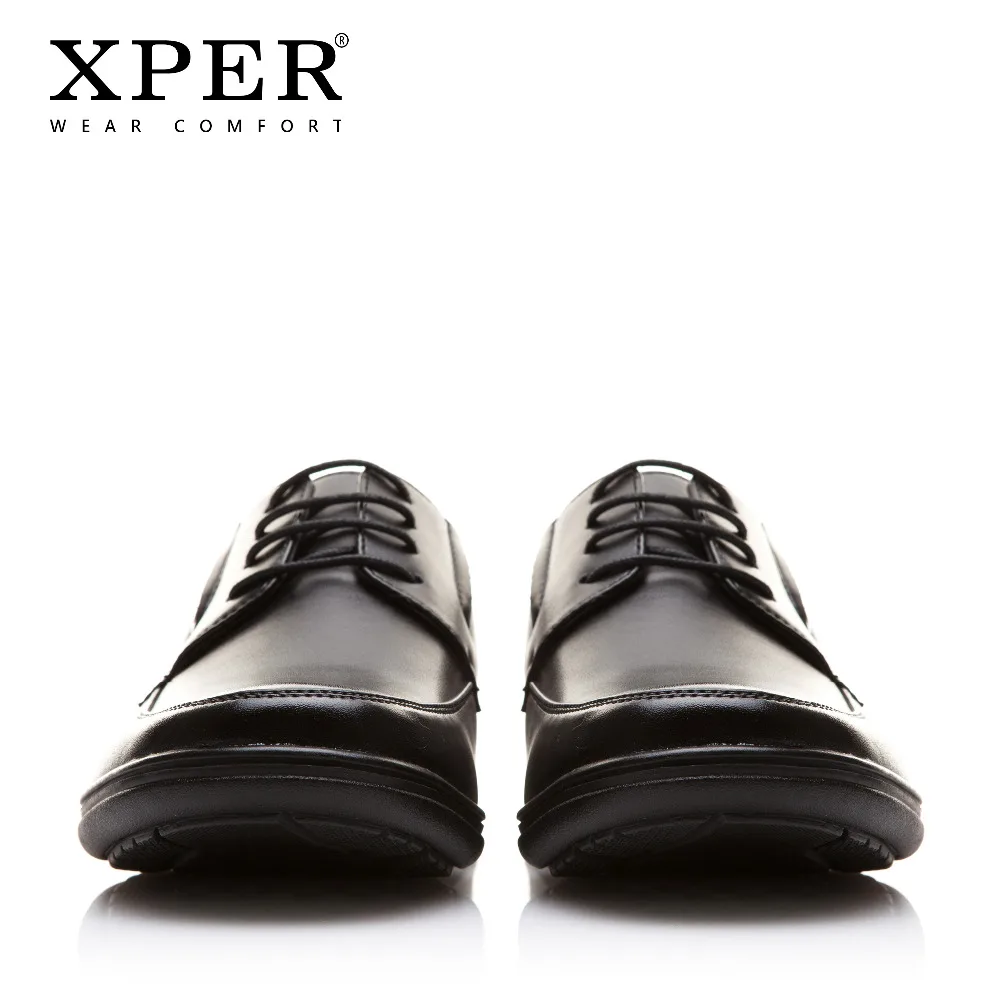 XPER/брендовая модная мужская повседневная обувь сезон весна-осень черная деловая