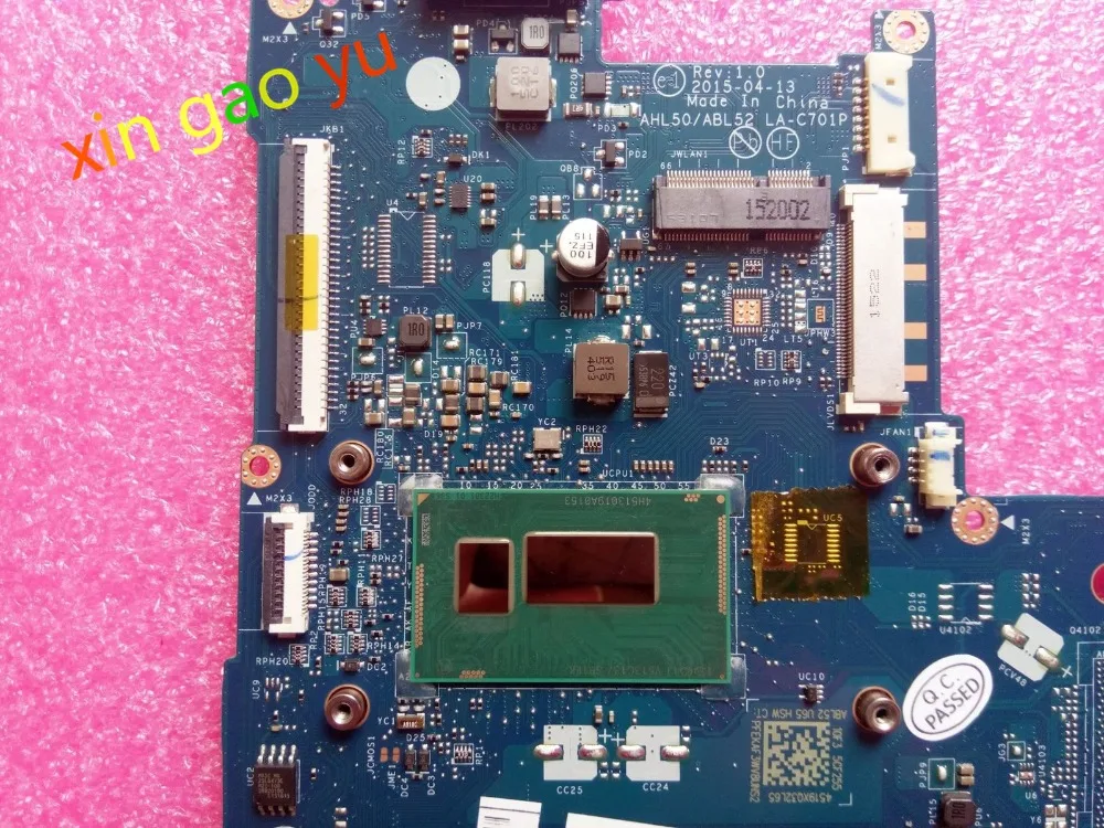 Для hp 250 G5 Материнская плата ноутбука LA-D707P w/I3-4005U 909211-601 материнская плата