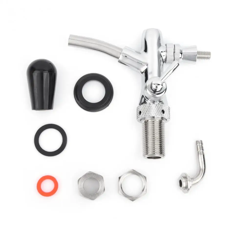 G5/8 пивной кран Регулируемый из нержавеющей стали черновик хвостовик