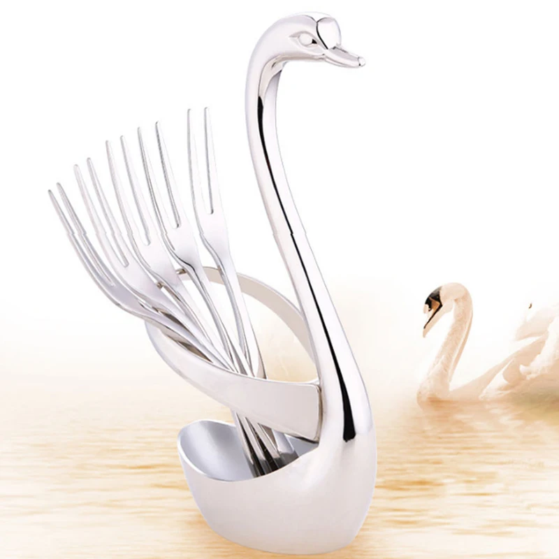 1 шт. Нержавеющая сталь фрукты Еда столовая ложка вилка Ножи Базовая деталь