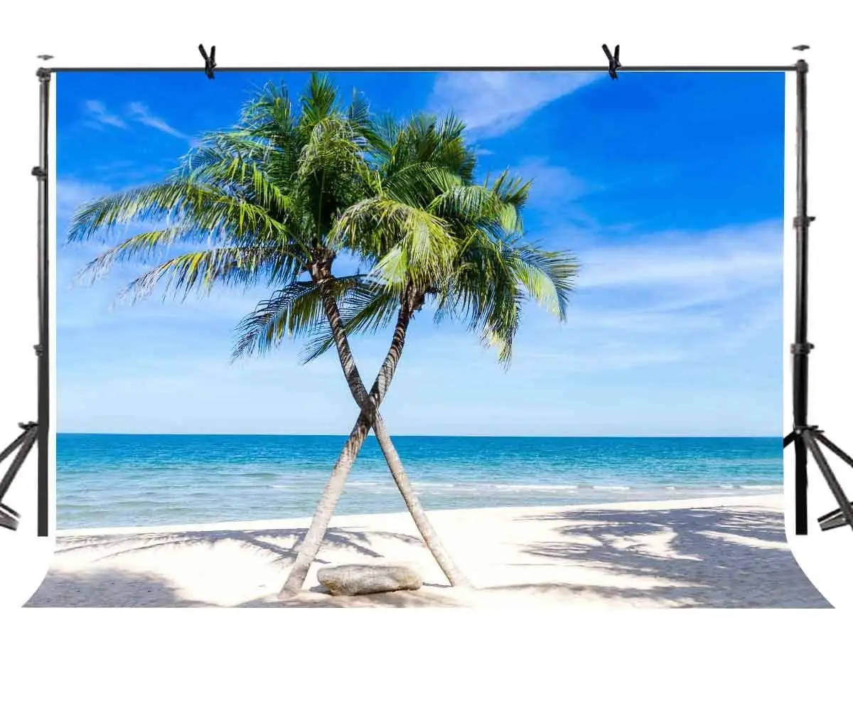 

150x220 см морское небо фон морское небо кокосовый пейзаж Фотография фон для камеры фото реквизит