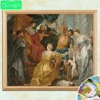 Знаменитая картина Rubens, Король Соломон, 5D алмазная живопись сделай сам, полноразмерная Алмазная вышивка стразы, мозаичная картина для декора